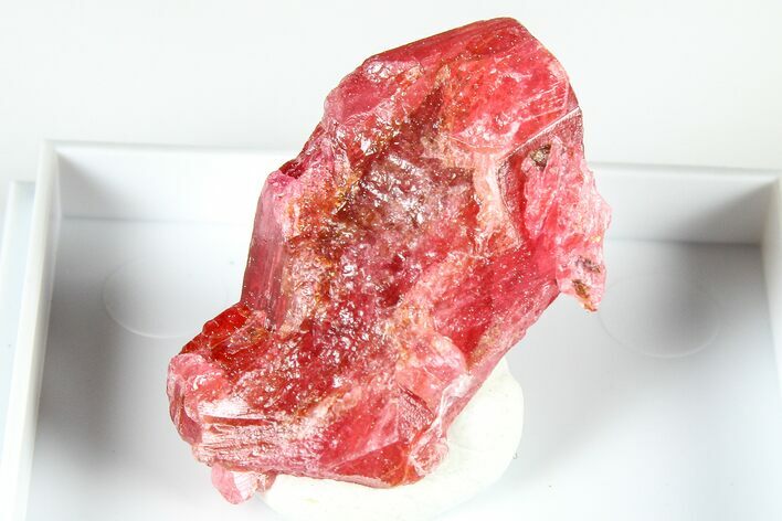 Striking Cherry-Red Rhodonite Specimen - Brazil #379800